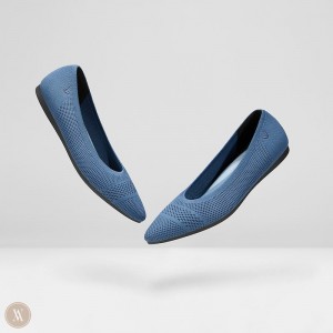 Dámské Baleríny VIVAIA Pointed-Toe Amy Blankyt | WKG-3840