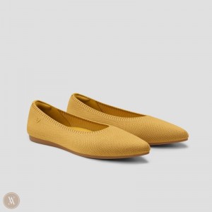 Dámské Baleríny VIVAIA Pointed-Toe Aria 5° Žluté | ZSV-7133