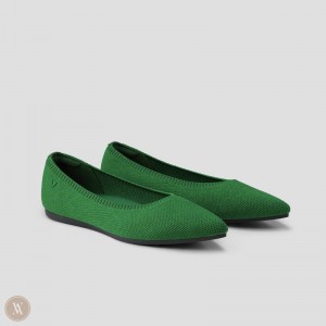 Dámské Baleríny VIVAIA Pointed-Toe Aria 5° Zelene | LIE-5693