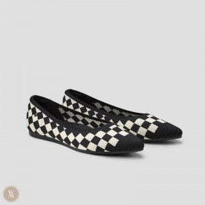 Dámské Baleríny VIVAIA Pointed-Toe Aria 5° Checker | AWK-8809