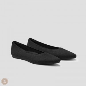 Dámské Baleríny VIVAIA Pointed-Toe Aria 5° Černé | WDW-4240