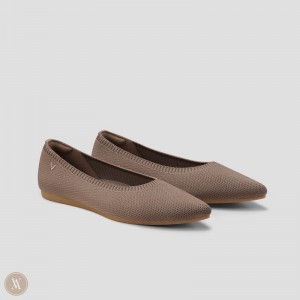 Dámské Baleríny VIVAIA Pointed-Toe Aria 5° Espresso | PIR-5800