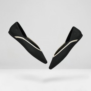 Dámské Ploché Boty VIVAIA Pointed-Toe V-Cut Vienna 2.0 Tmavě | EHR-9988