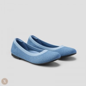 Dámské Ploché Boty VIVAIA Round-Toe Claire Blankyt | VLJ-4924
