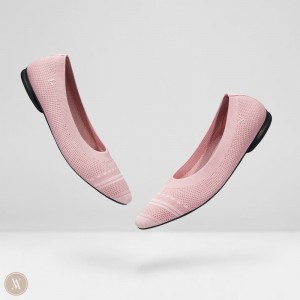 Dámské Ploché Boty VIVAIA Round-Toe Foldable Aditi Šedé Růžové | IMY-5194
