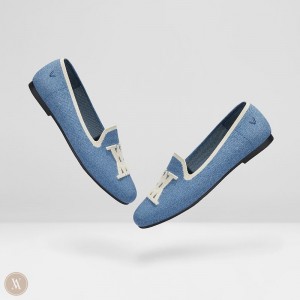 Dámské Mokasíny VIVAIA Round-Toe Nadia Blankyt | ZTE-1278