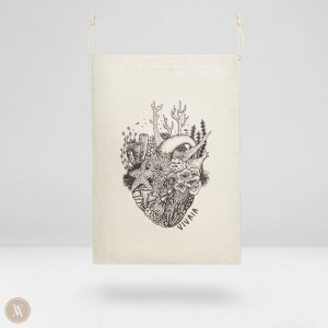 Dámské Tašky VIVAIA Canva Storage Bag-Ocean Heart Ocean Heart | ZDN-6366