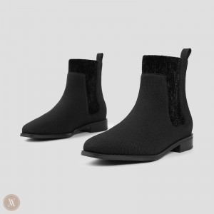Dámské Botičky VIVAIA Water Repellent Riley Černé | FEV-8669