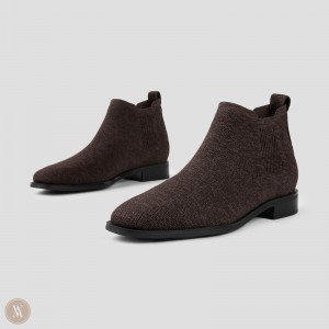 Dámské Boty VIVAIA Water Repellent Chelsea Ryan Tmavě Čokolády | PSI-3801